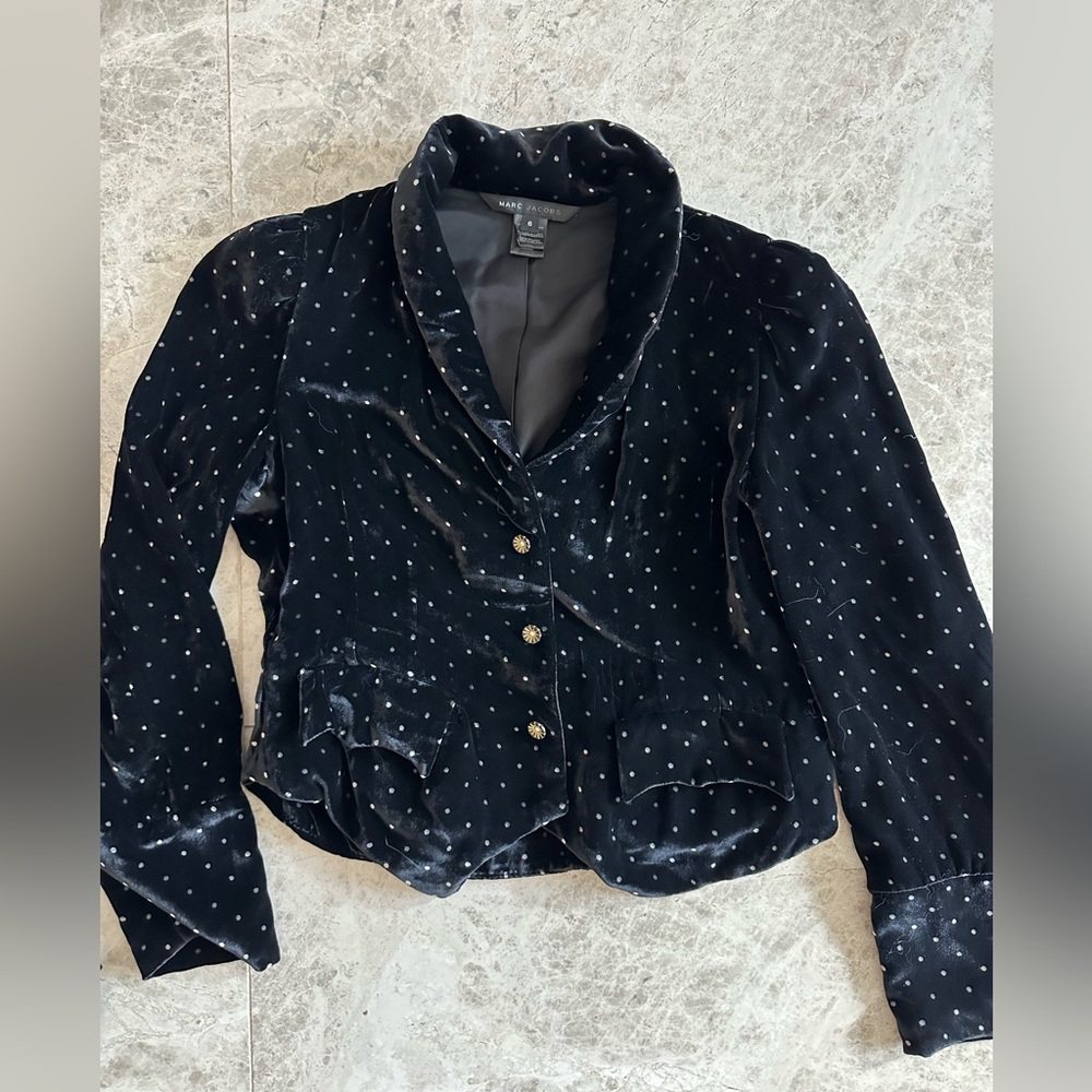 Marc Jacobs vintage velvet blazer. Size 6